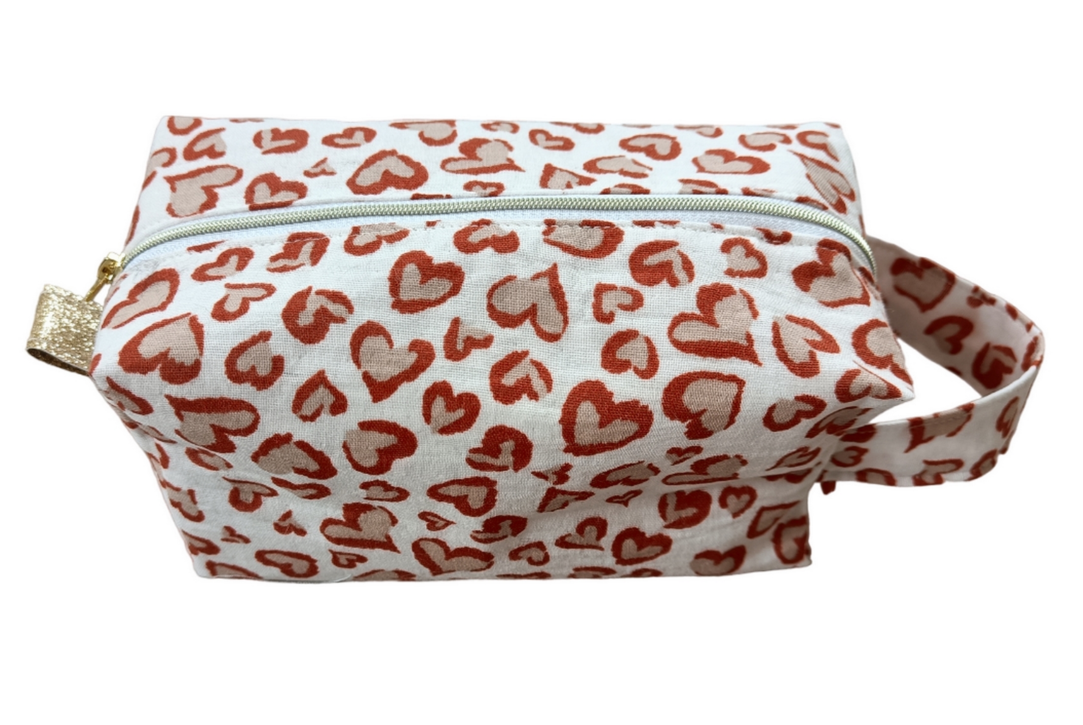 Trousse de toilette en gaze de coton-Sac et trousse-saperlyviolette